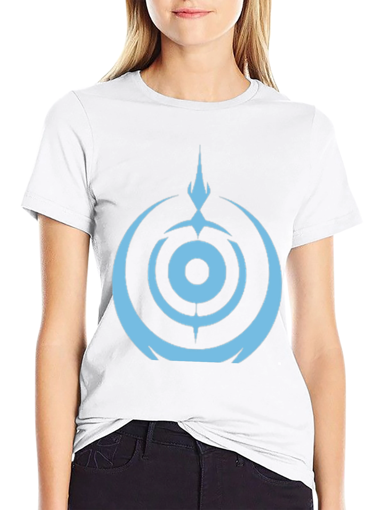 Graphic T-Shirt - Light Blue Symbol