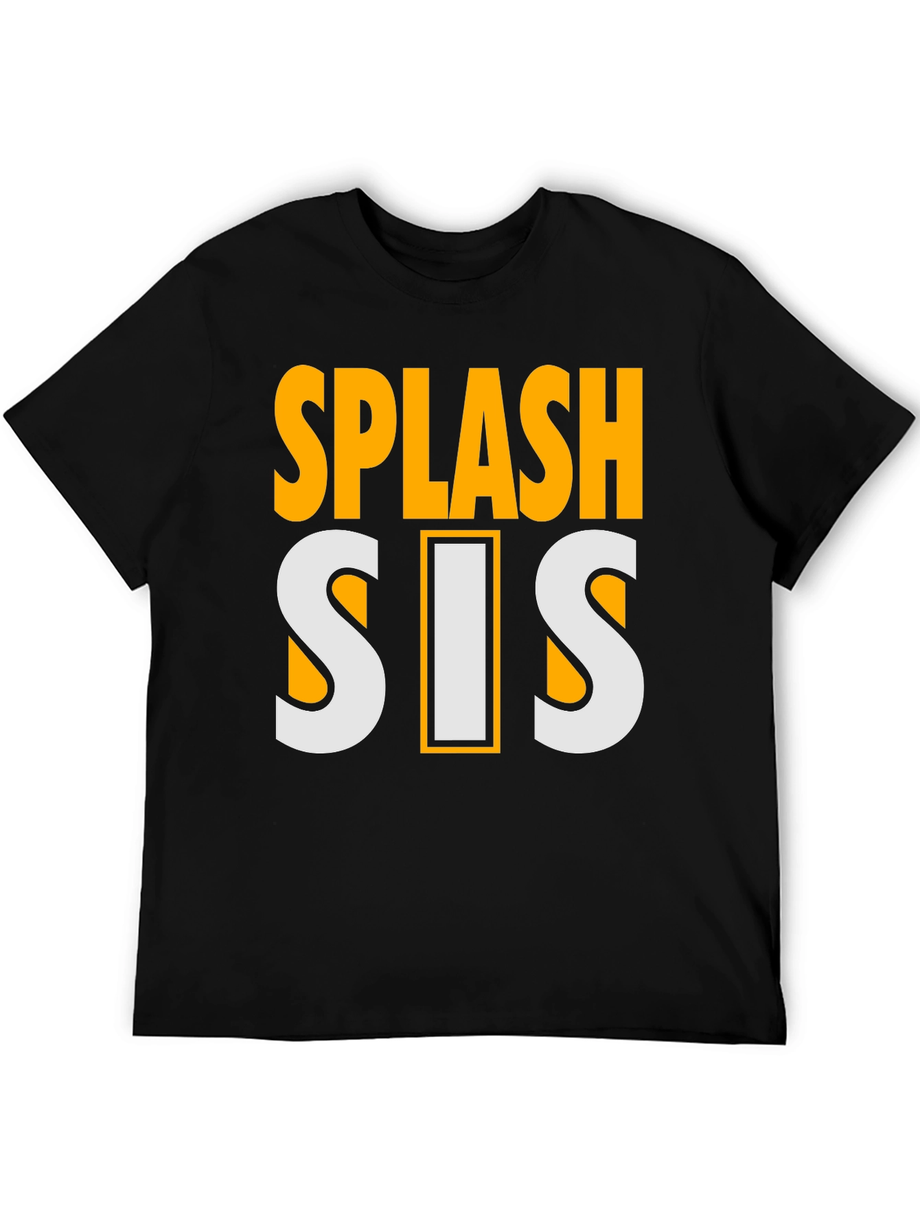 Splash Sis Black Graphic Tee