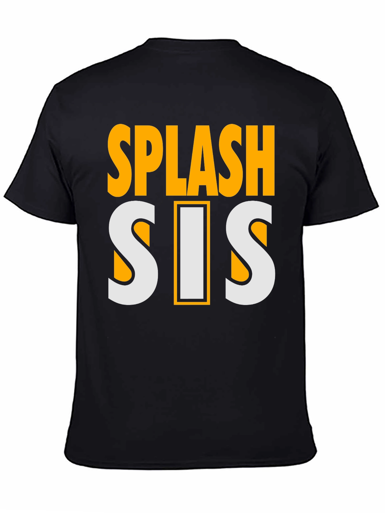 Splash Sis Black Graphic Tee