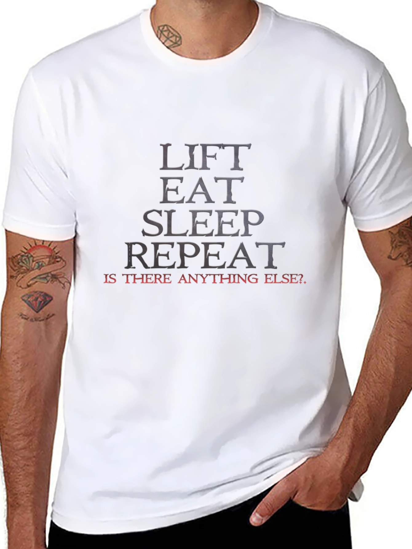 Lift Eat Sleep Repeat Graphic Tee