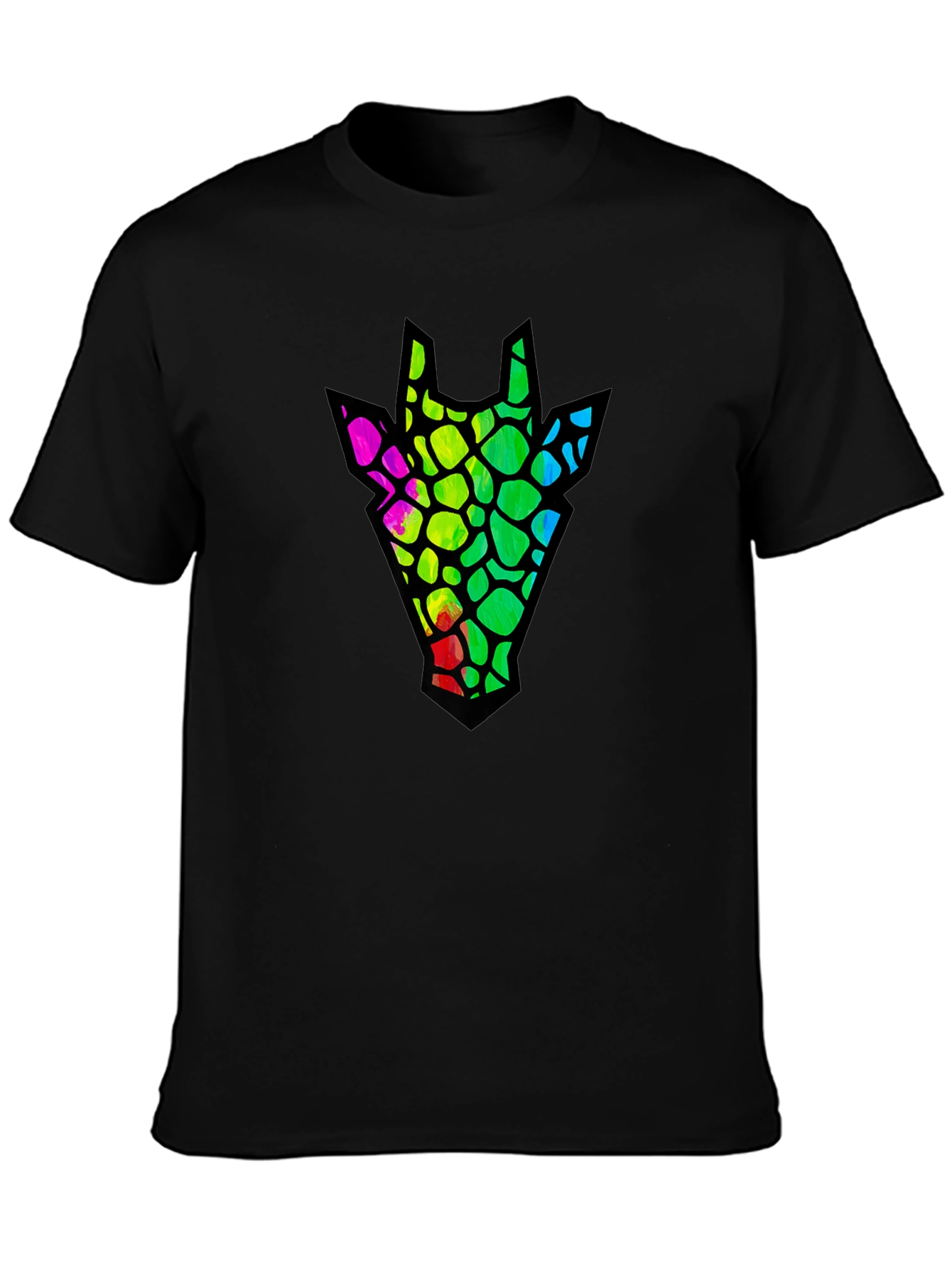 Funky Giraffe T-Shirt - Vivid Graphic Tee