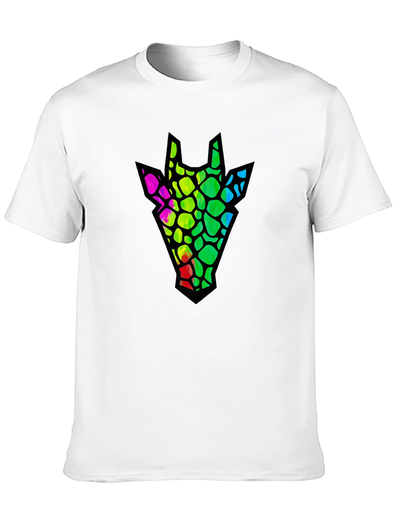 Funky Giraffe T-Shirt - Vivid Graphic Tee
