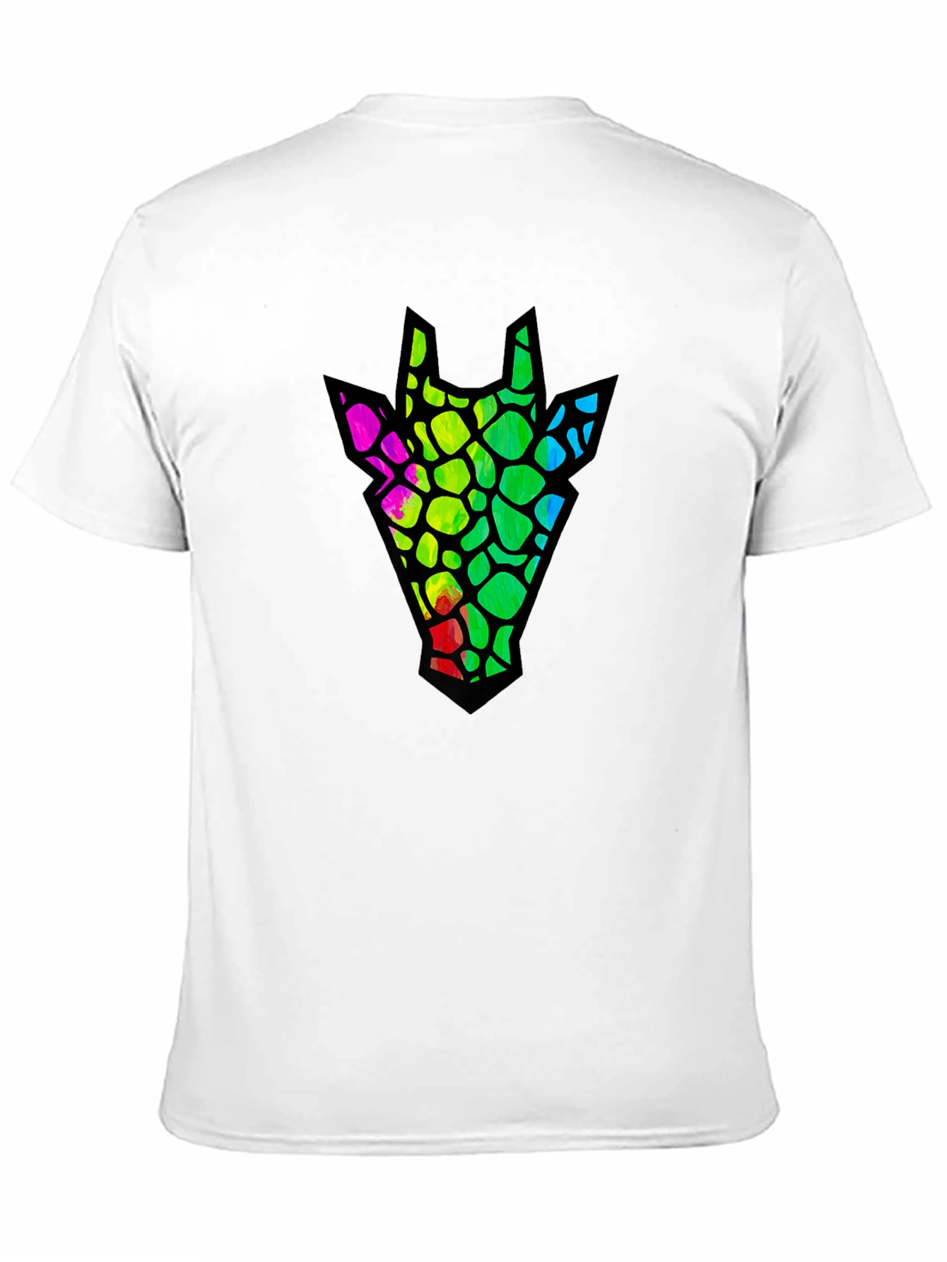 Funky Giraffe T-Shirt - Vivid Graphic Tee