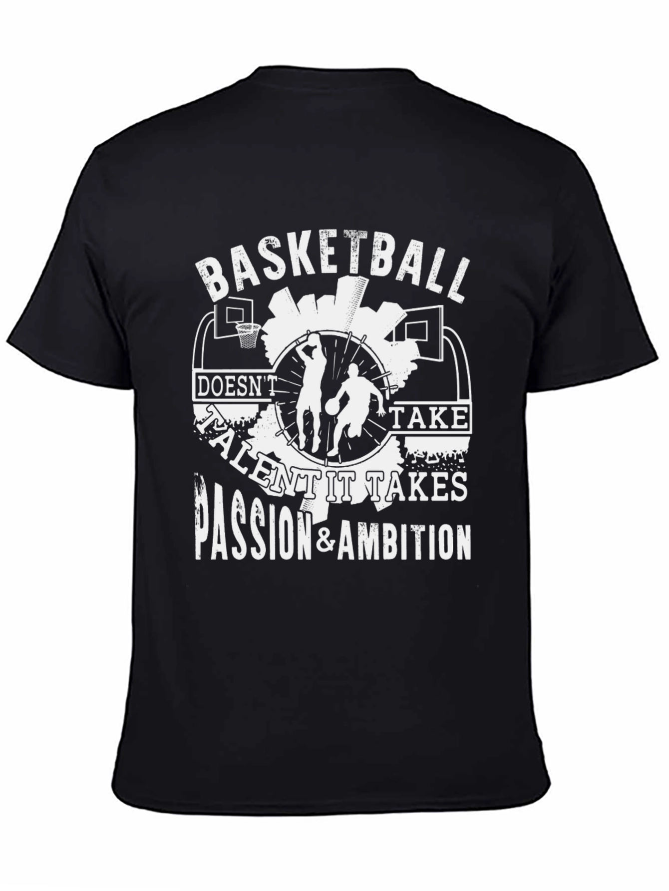 Basketball Passion & Ambition Graphic T-Shirt