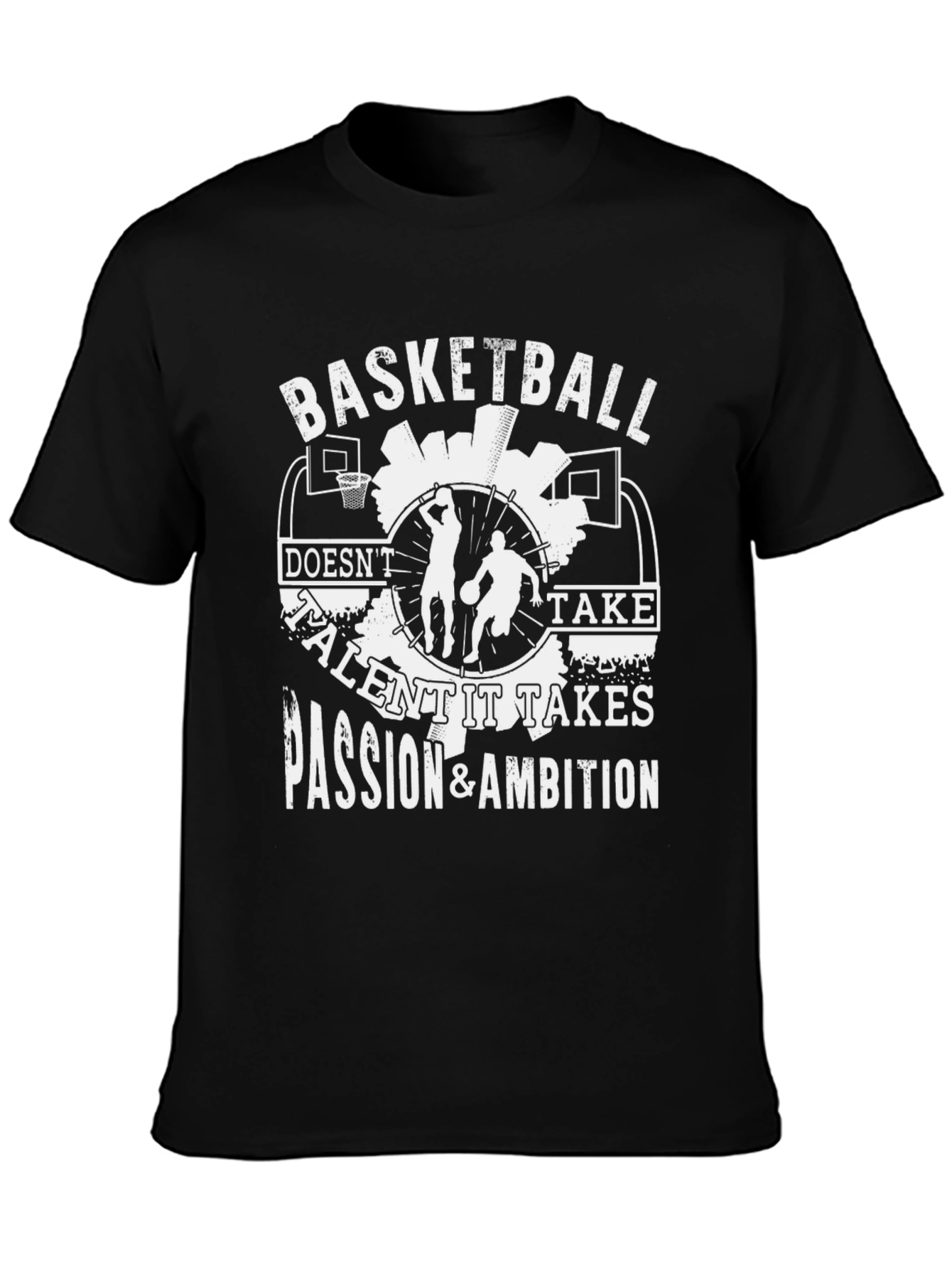 Basketball Passion & Ambition Graphic T-Shirt