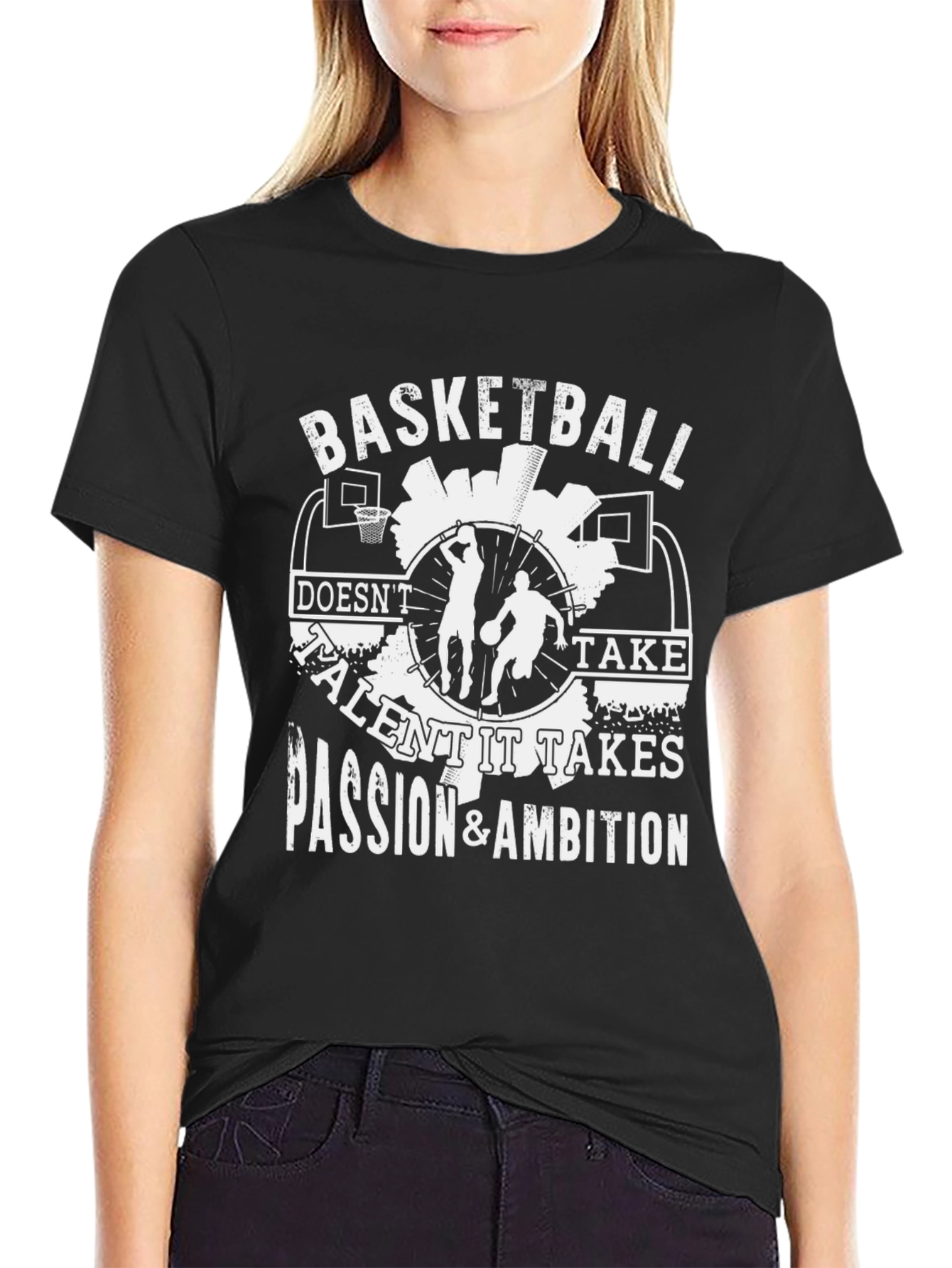 Basketball Passion & Ambition Graphic T-Shirt