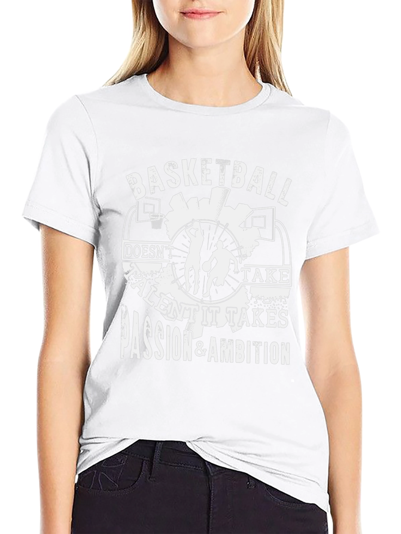 Basketball Passion & Ambition Graphic T-Shirt