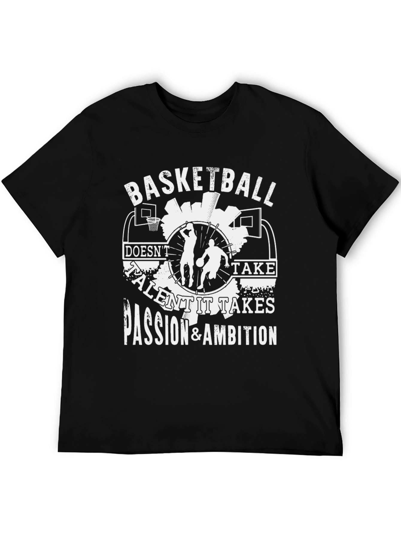 Basketball Passion & Ambition Graphic T-Shirt