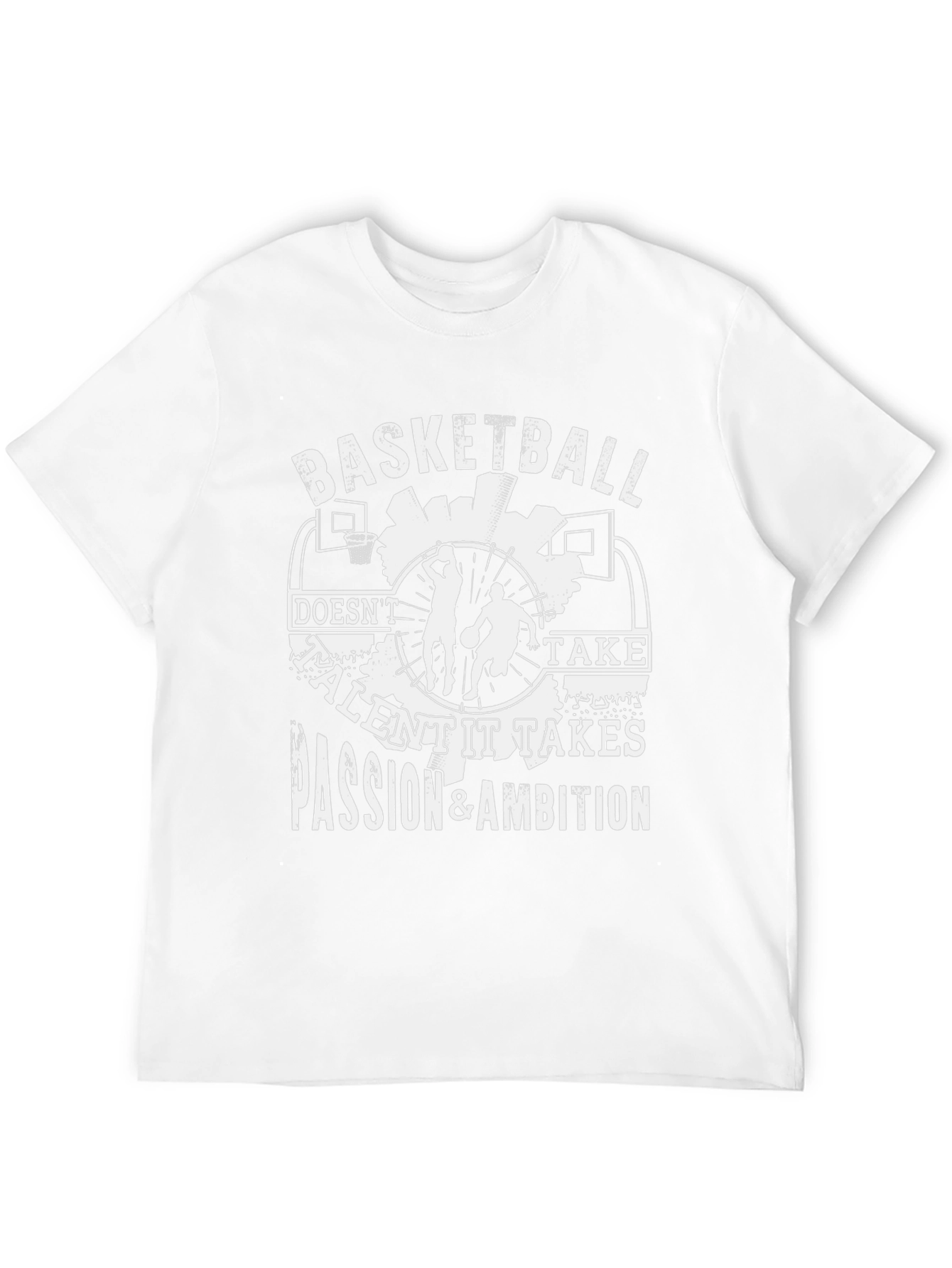 Basketball Passion & Ambition Graphic T-Shirt
