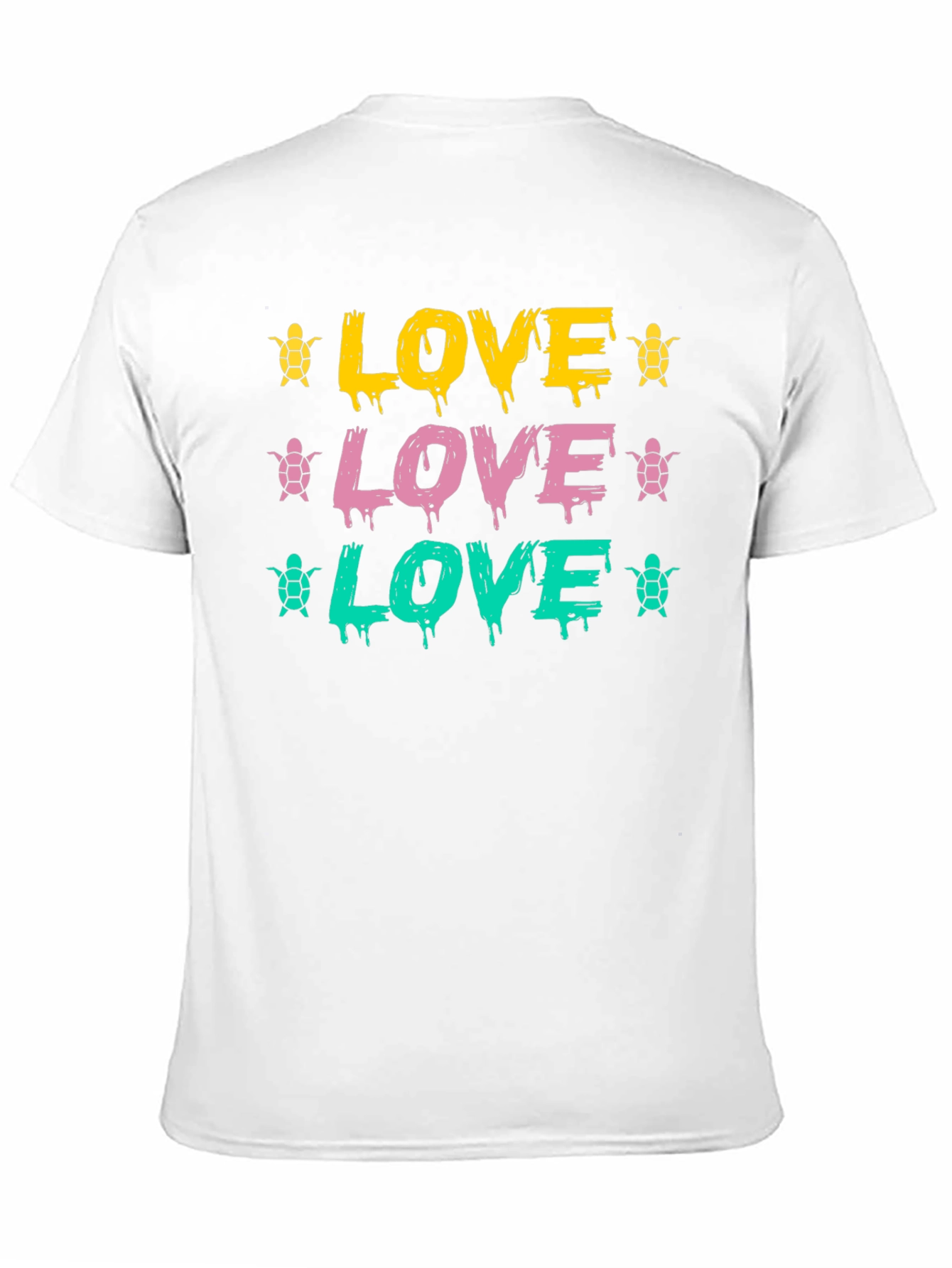 Love Turtles Graphic Tee - Black