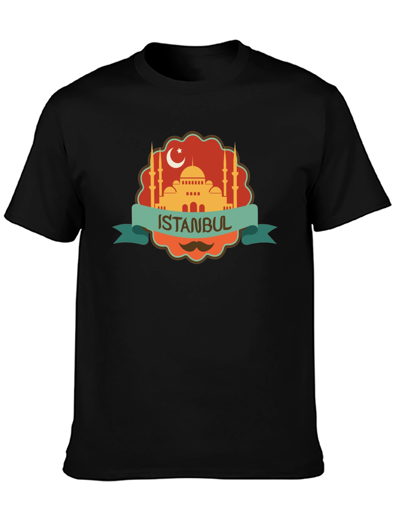 Istanbul Graphic T-Shirt - Mens Black Tee