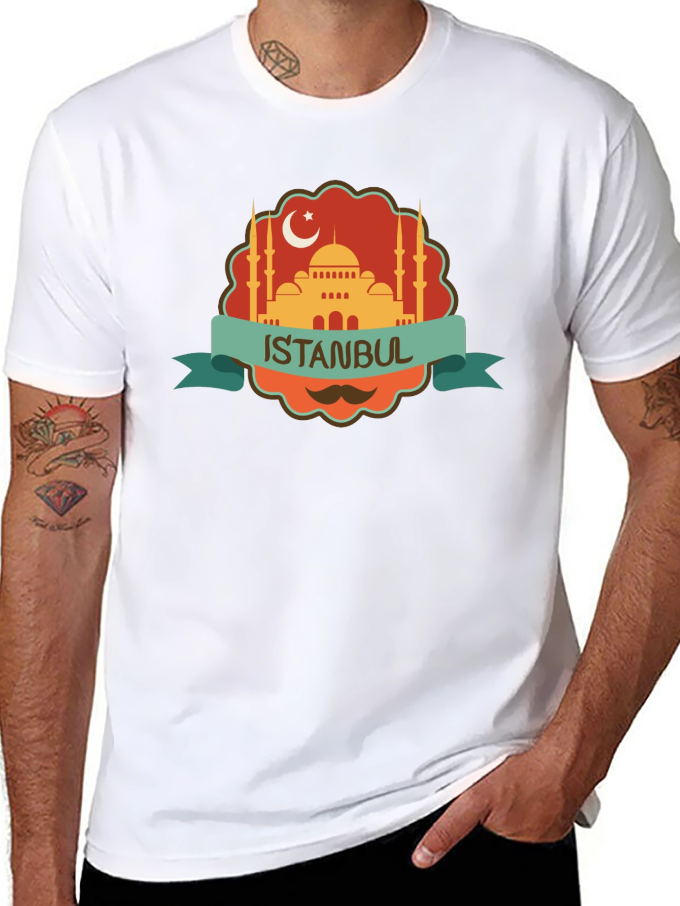 Istanbul Graphic T-Shirt - Mens Black Tee