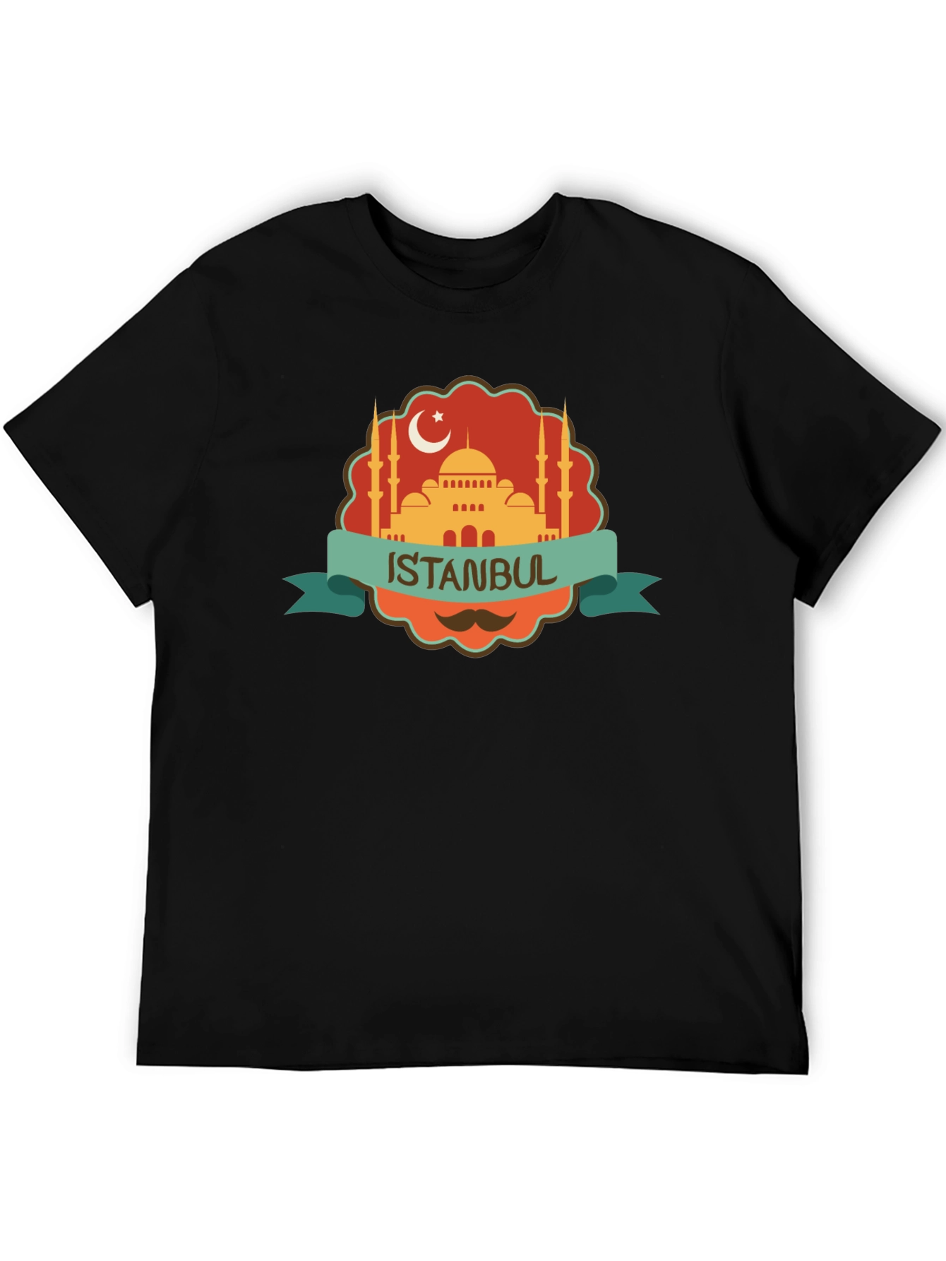 Istanbul Graphic T-Shirt - Mens Black Tee