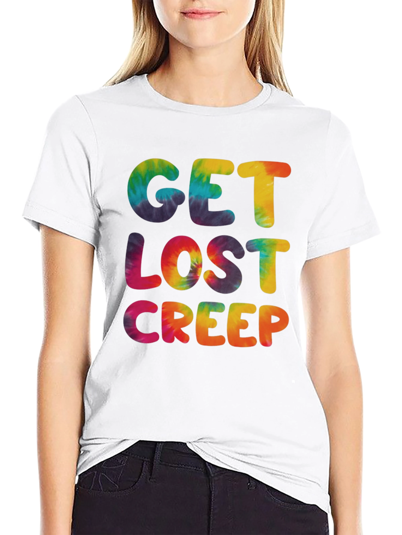 Get Lost Creep Tie-Dye Graphic Tee
