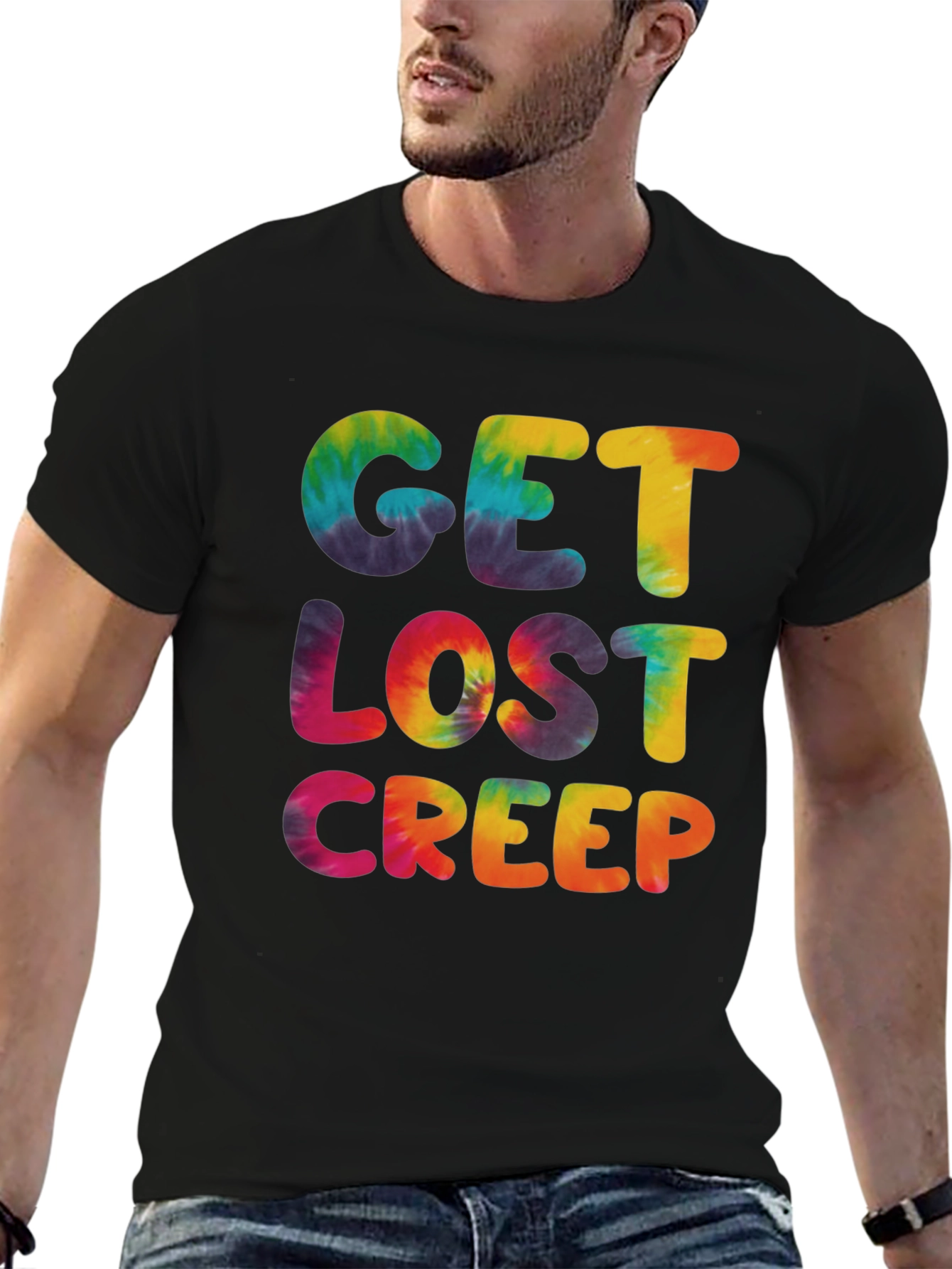 Get Lost Creep Tie-Dye Graphic Tee