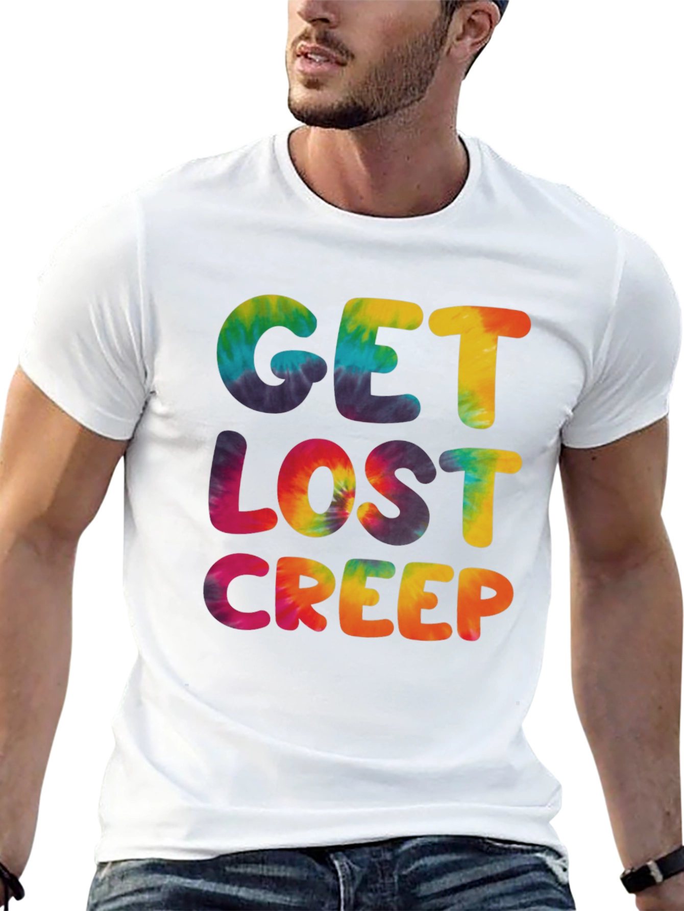Get Lost Creep Tie-Dye Graphic Tee