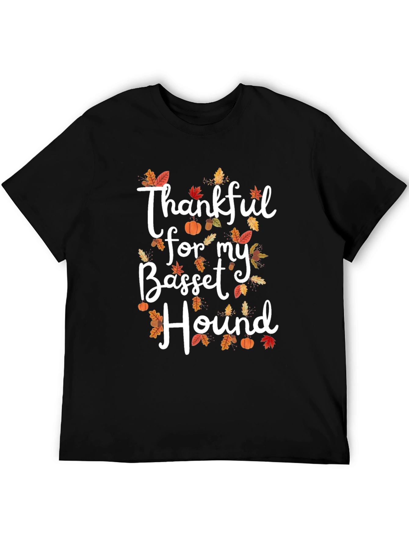 Thankful for My Basset Hound Thanksgiving T-Shirt