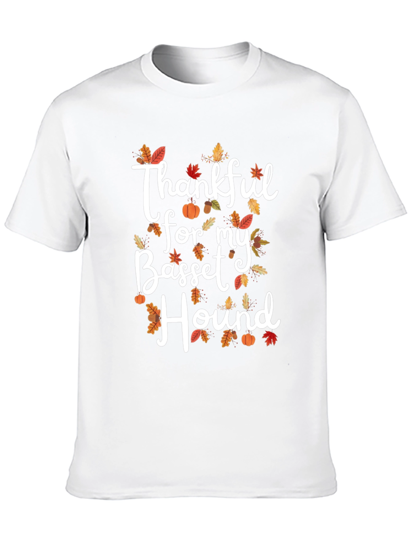 Thankful for My Basset Hound Thanksgiving T-Shirt
