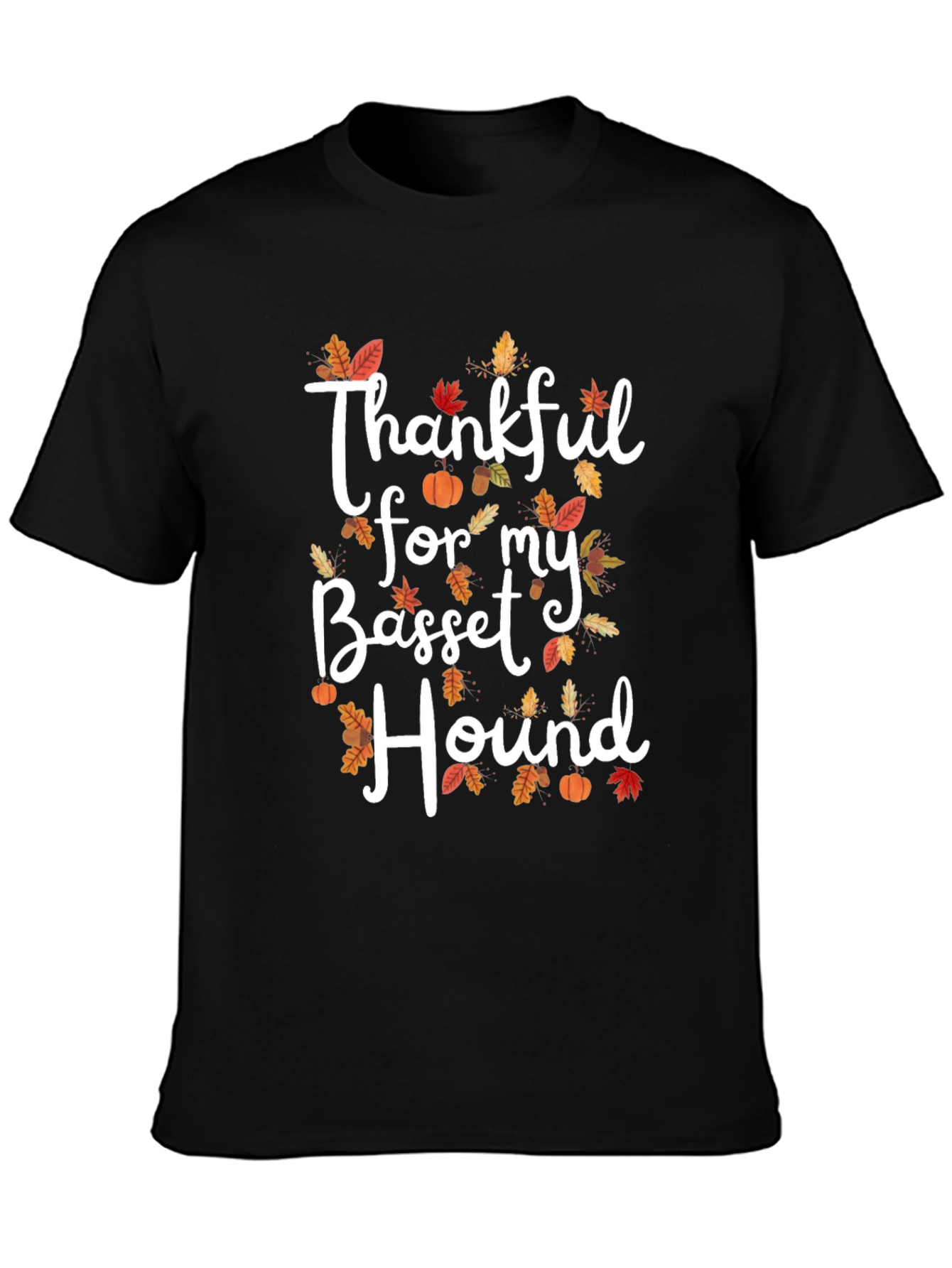 Thankful for My Basset Hound Thanksgiving T-Shirt