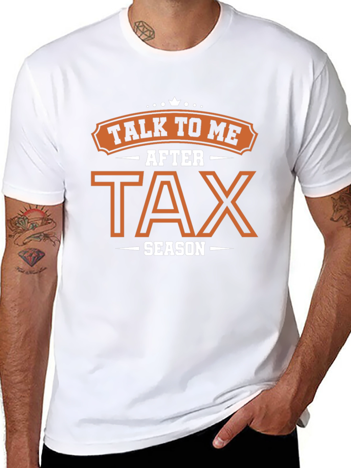 Talk To Me After Tax Season Graphic T-Shirt