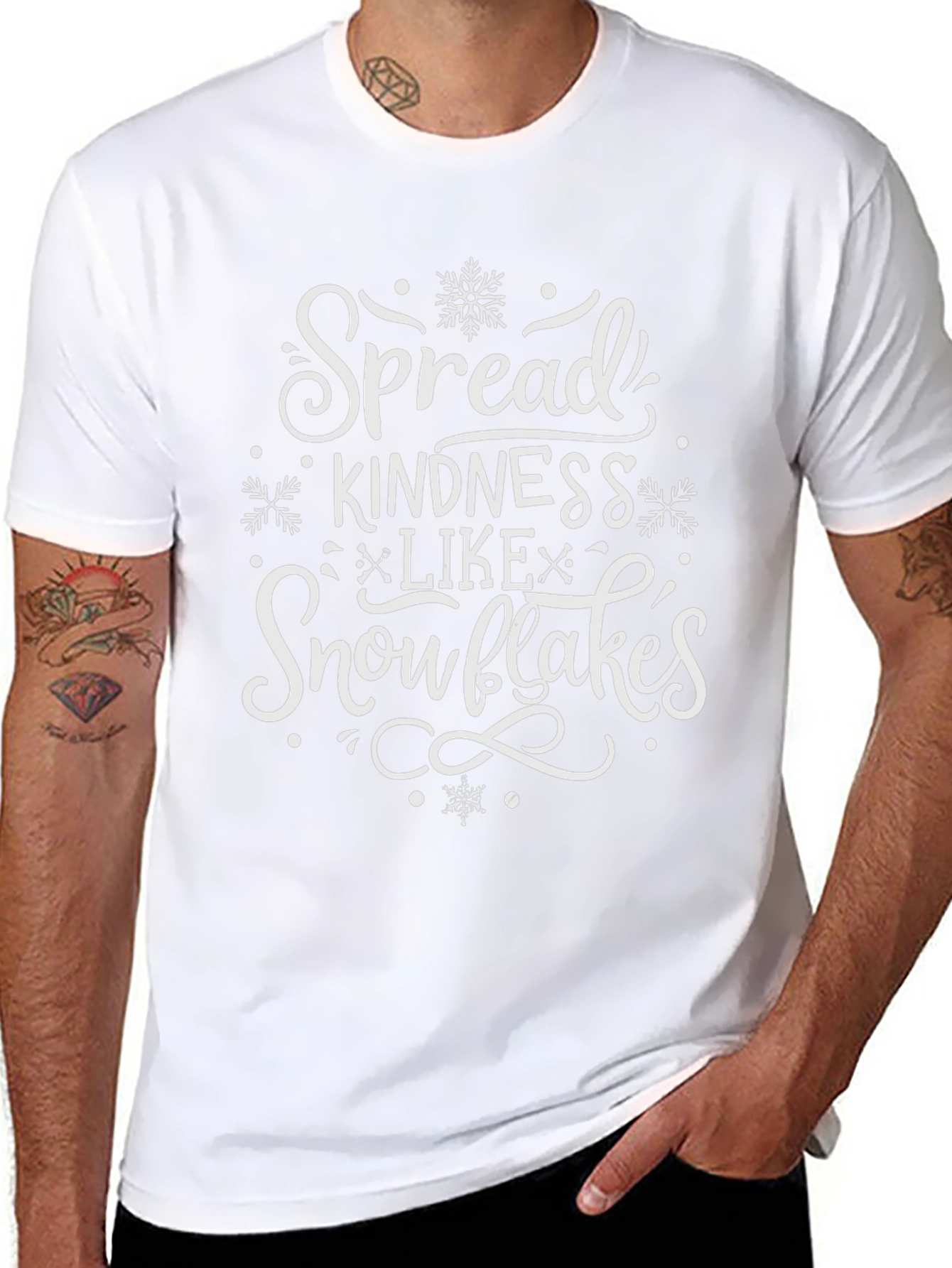 Spread Kindness Like Snowflakes Graphic T-Shirt
