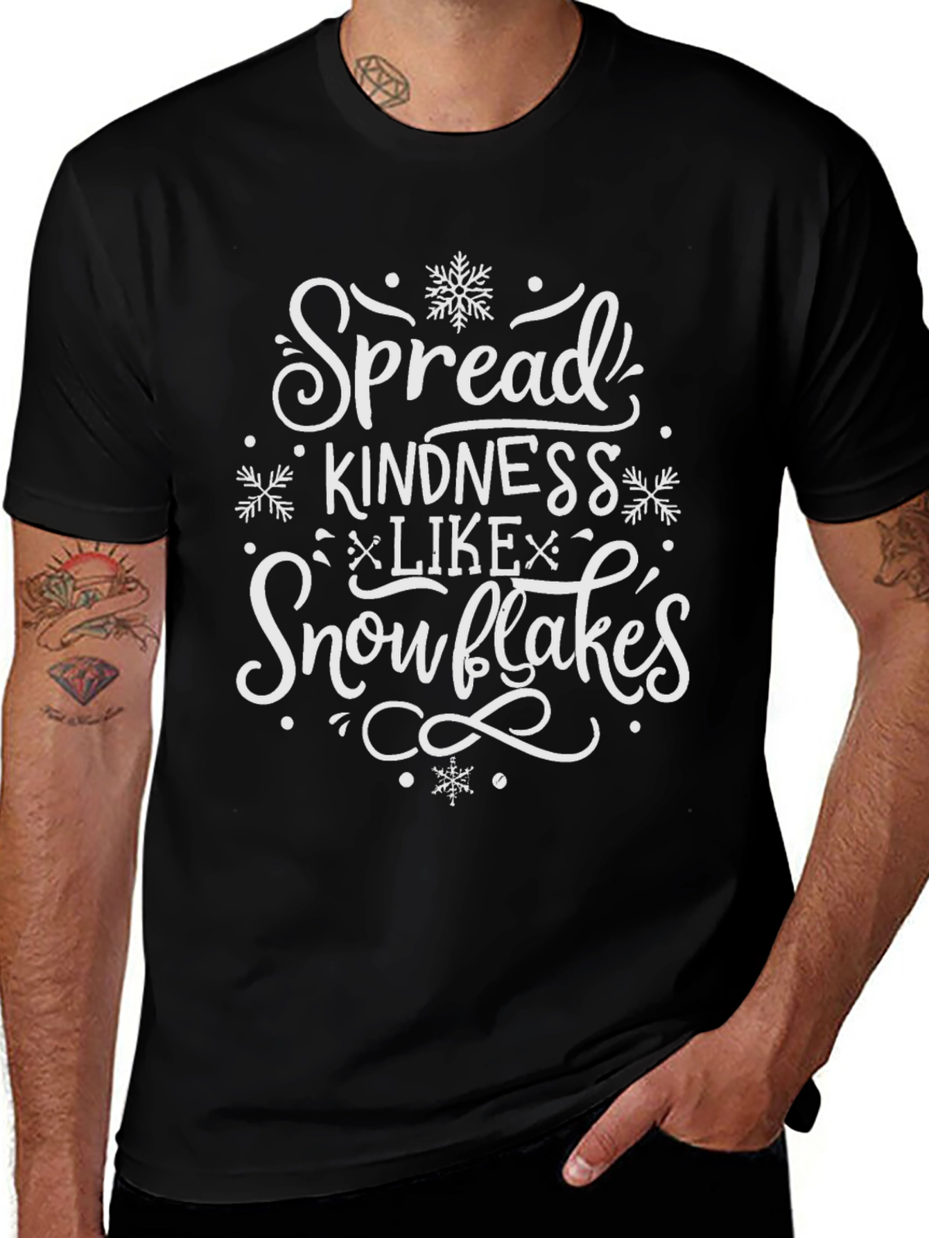 Spread Kindness Like Snowflakes Graphic T-Shirt