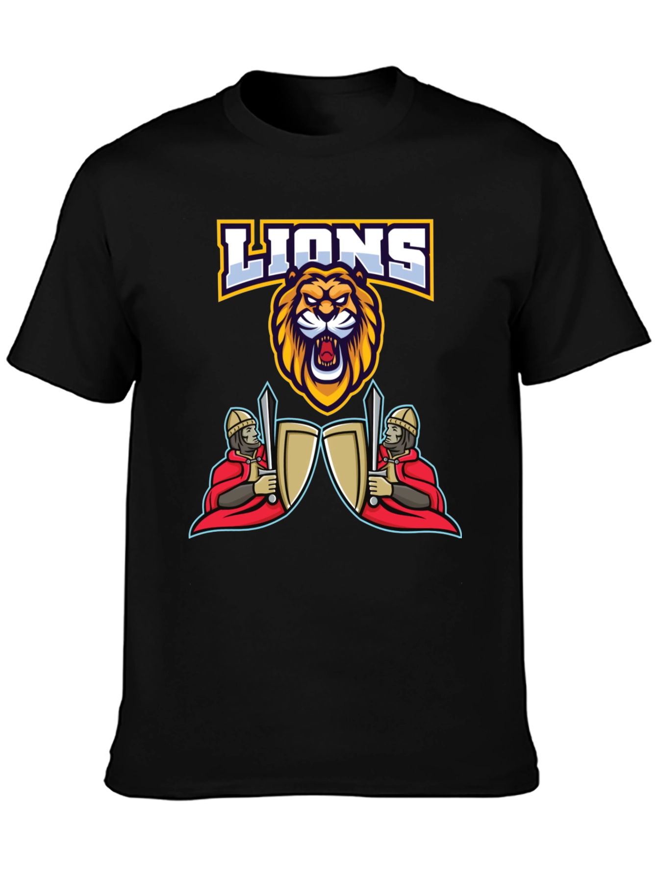 Lions Graphic T-Shirt - Fierce Design