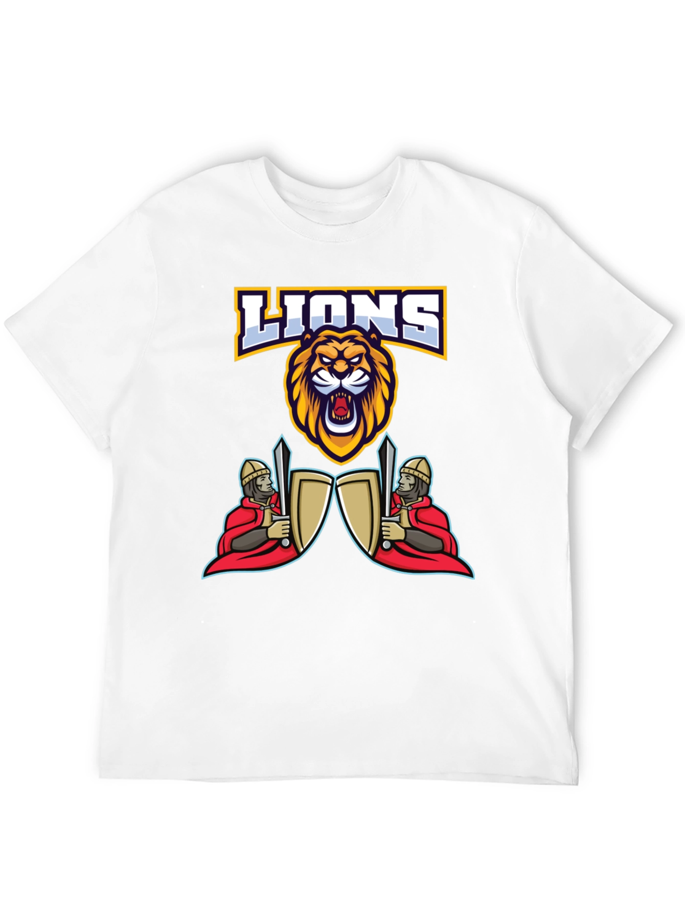 Lions Graphic T-Shirt - Fierce Design