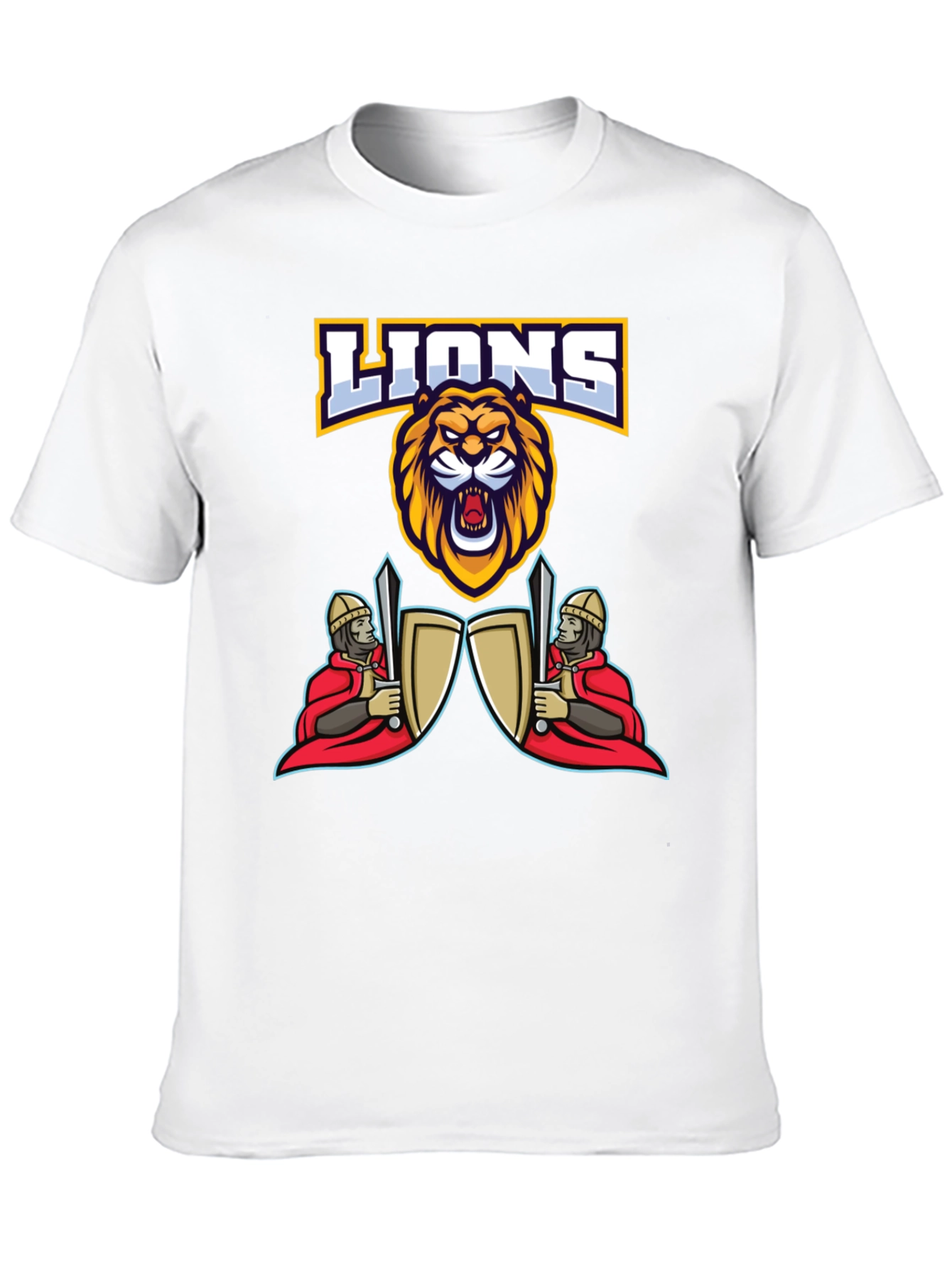 Lions Graphic T-Shirt - Fierce Design
