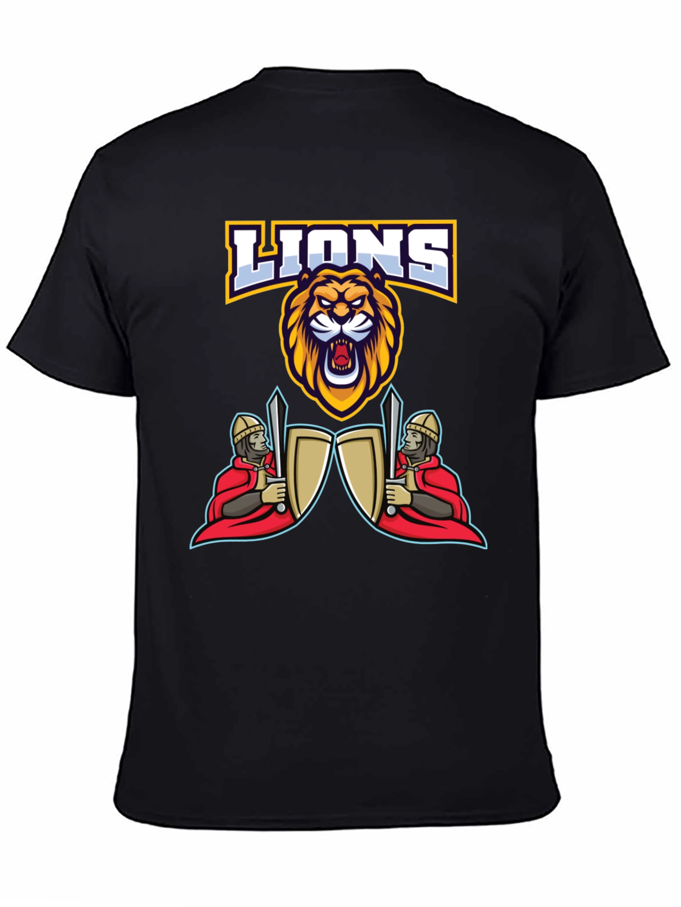 Lions Graphic T-Shirt - Fierce Design