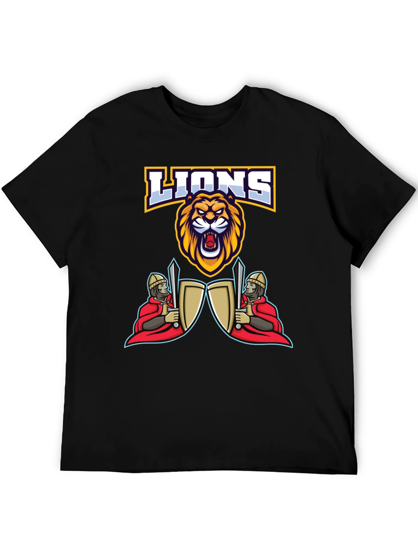 Lions Graphic T-Shirt - Fierce Design