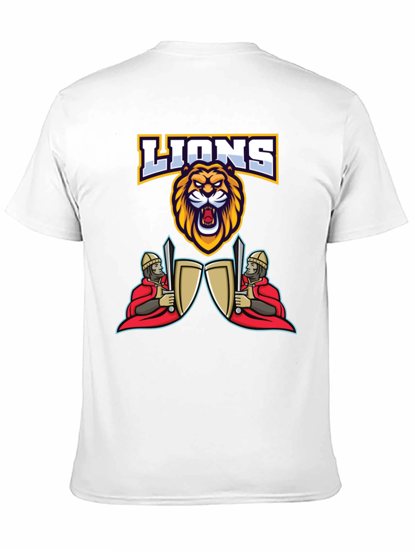 Lions Graphic T-Shirt - Fierce Design
