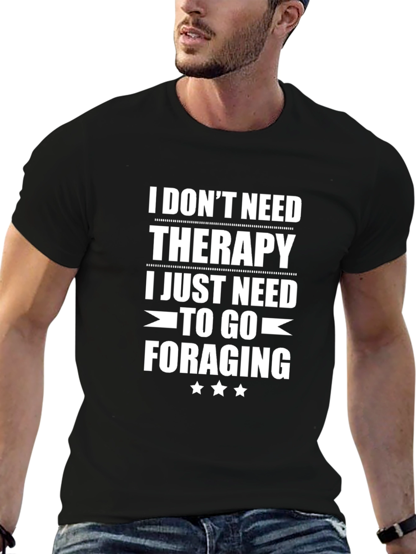 Funny Foraging Therapy T-Shirt