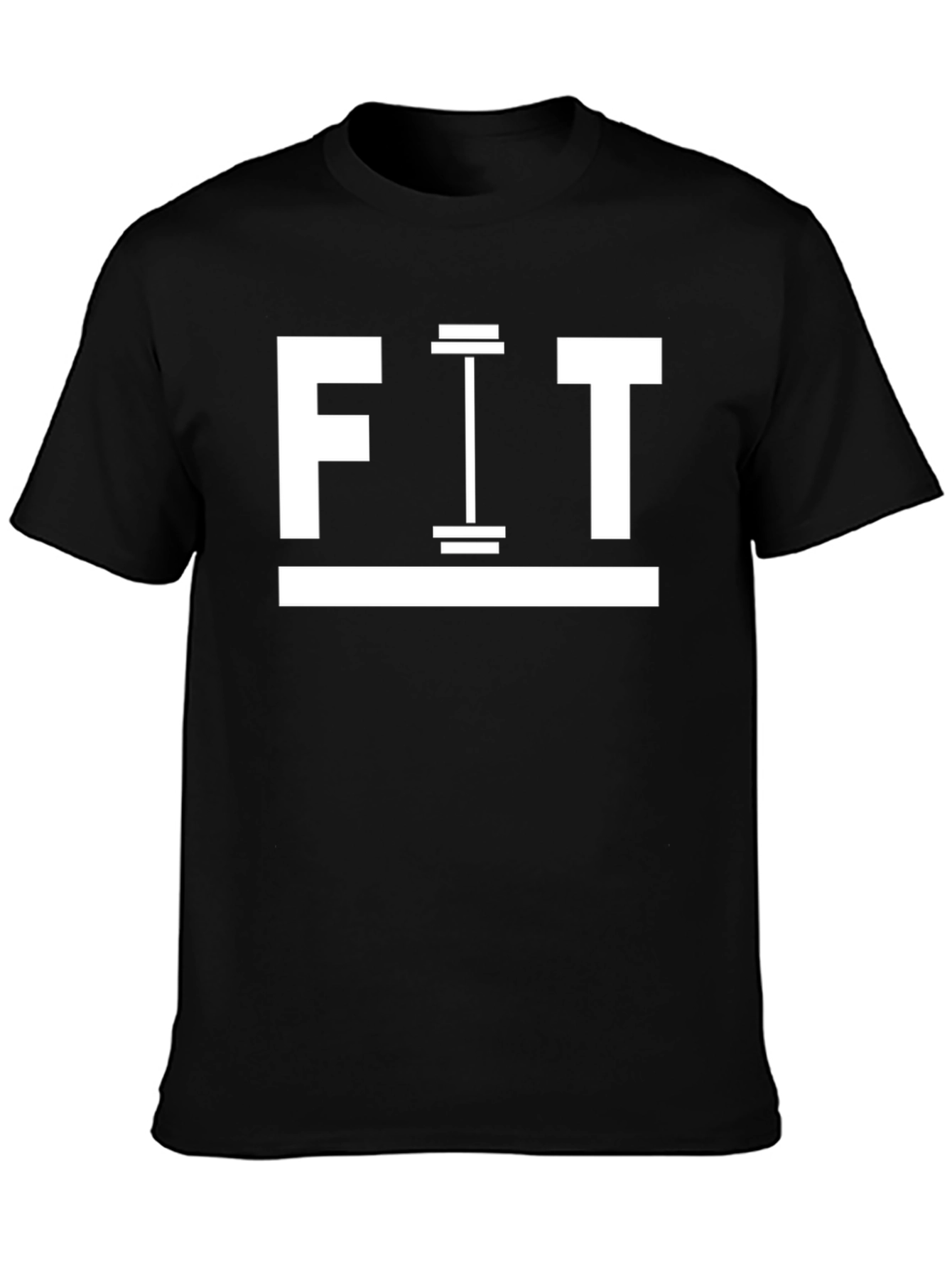 FIT Gym T-Shirt - Black Fitness Tee