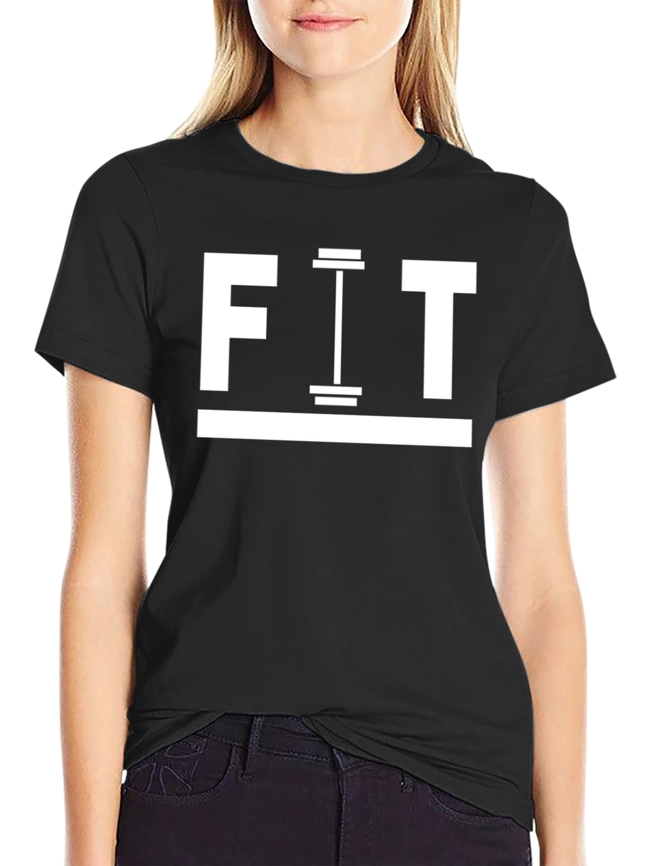 FIT Gym T-Shirt - Black Fitness Tee