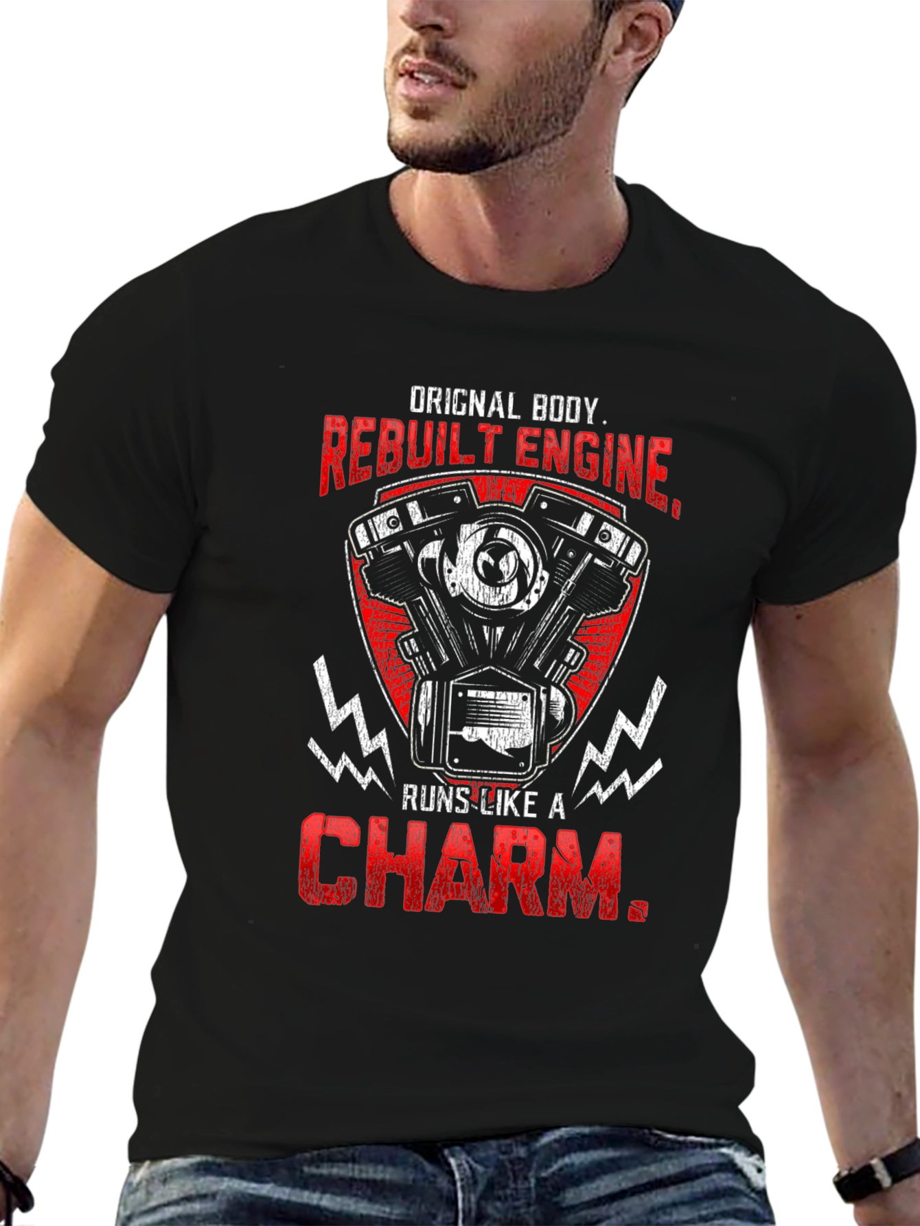 Original Body Rebuilt Engine T-Shirt