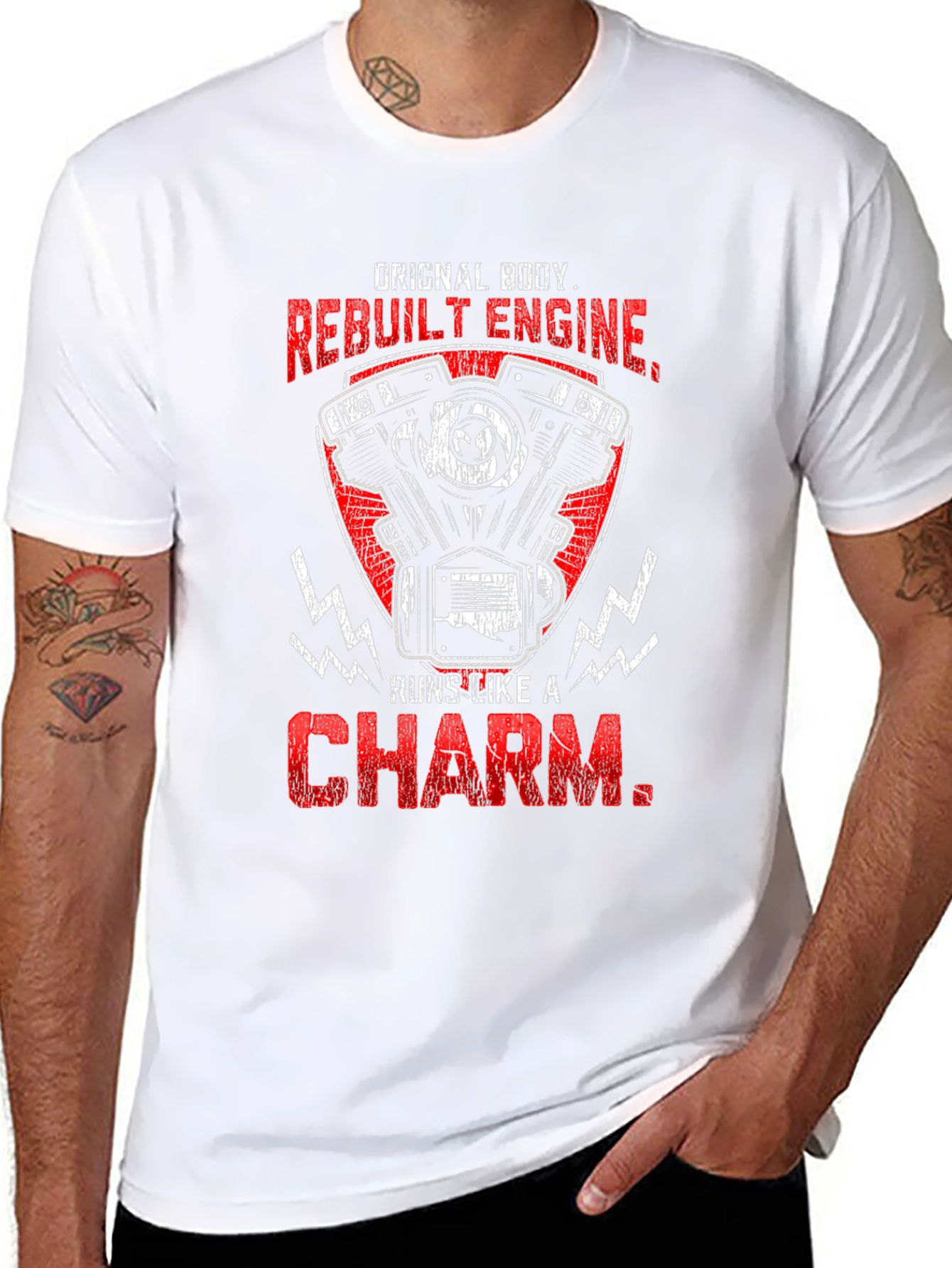 Original Body Rebuilt Engine T-Shirt
