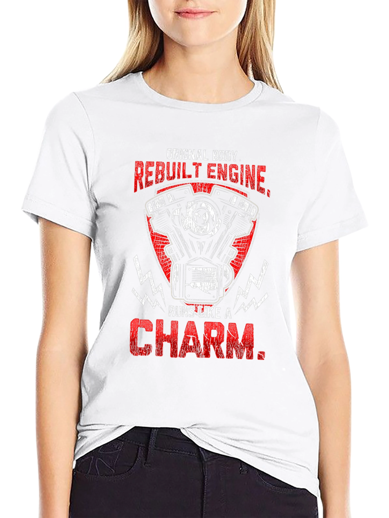 Original Body Rebuilt Engine T-Shirt
