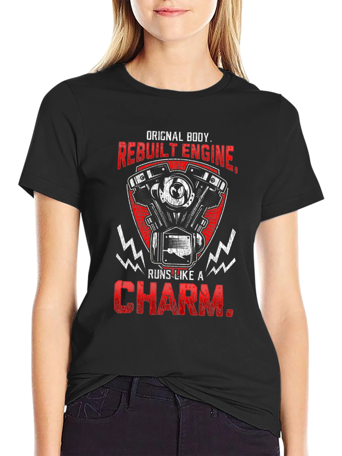 Original Body Rebuilt Engine T-Shirt