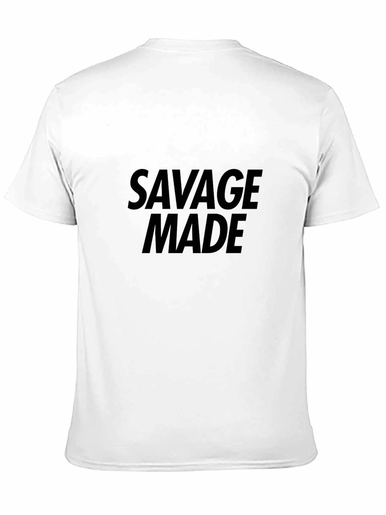 Savage Made Graphic Tee - Black Casual T-Shirt