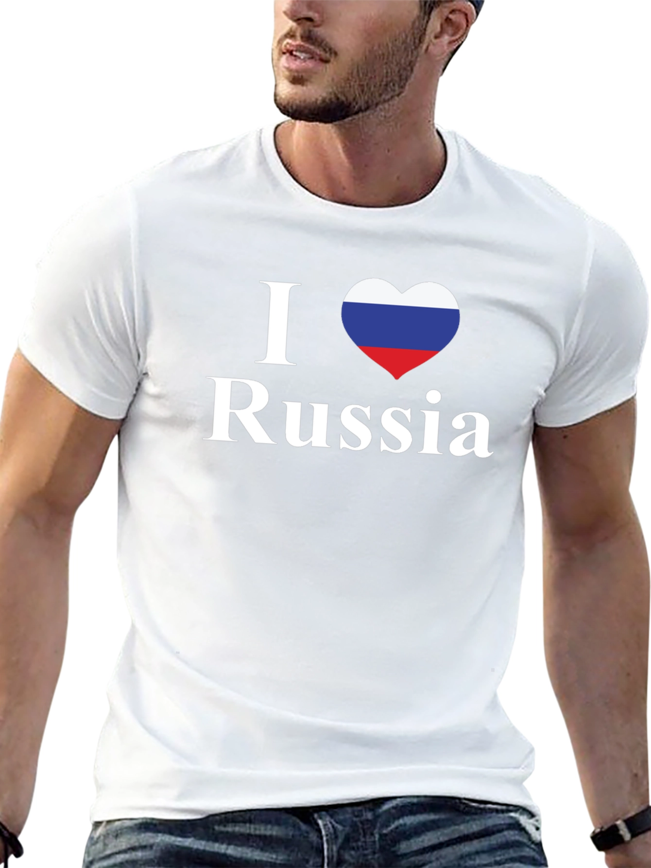 I Love Russia T-Shirt - Patriotic Pride Tee