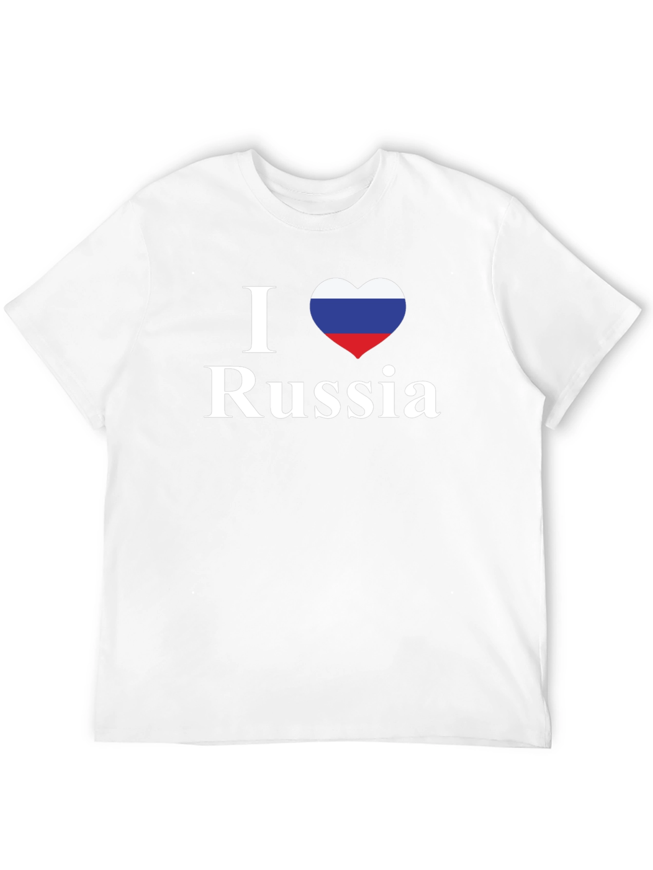 I Love Russia T-Shirt - Patriotic Pride Tee