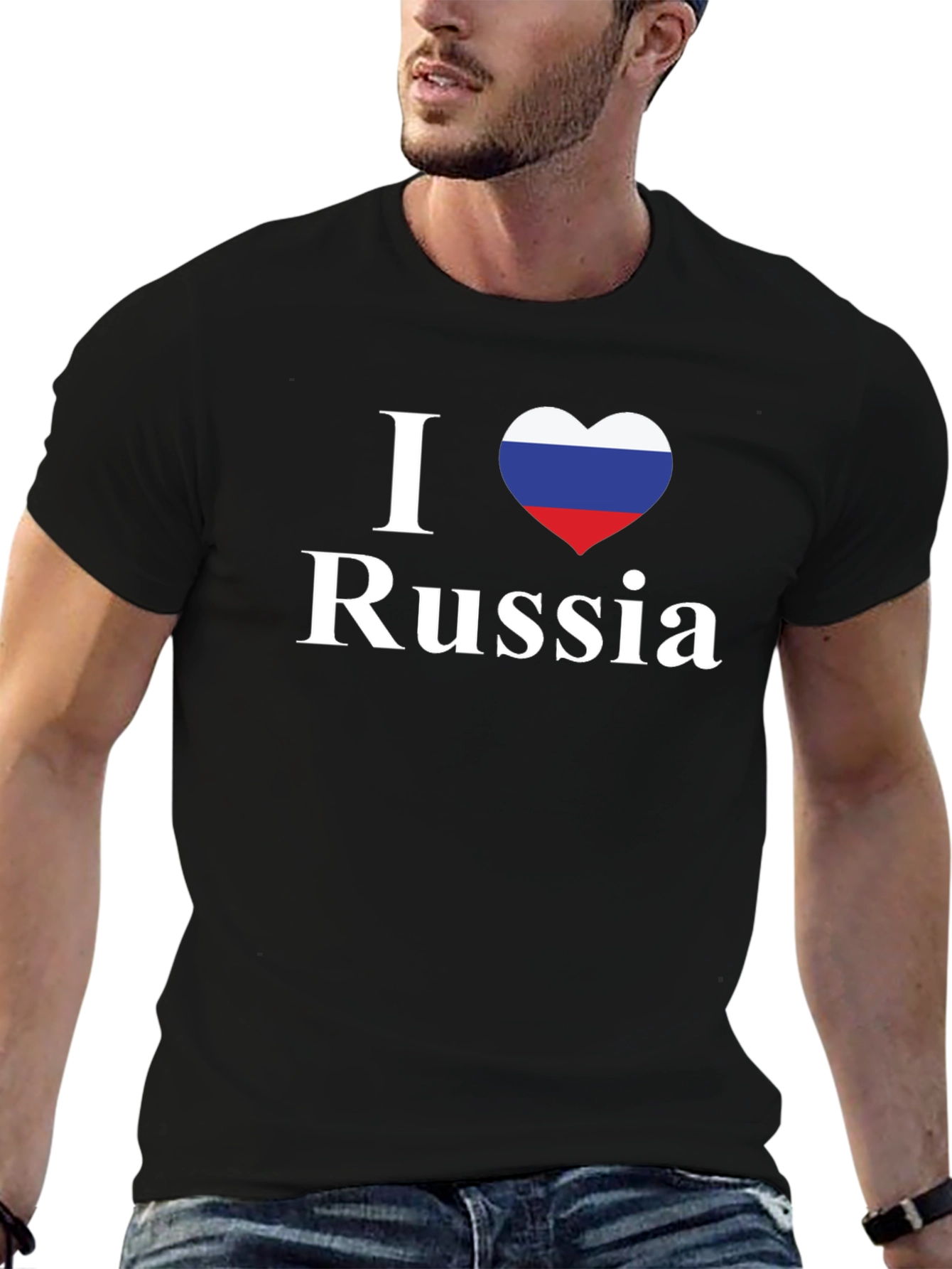 I Love Russia T-Shirt - Patriotic Pride Tee