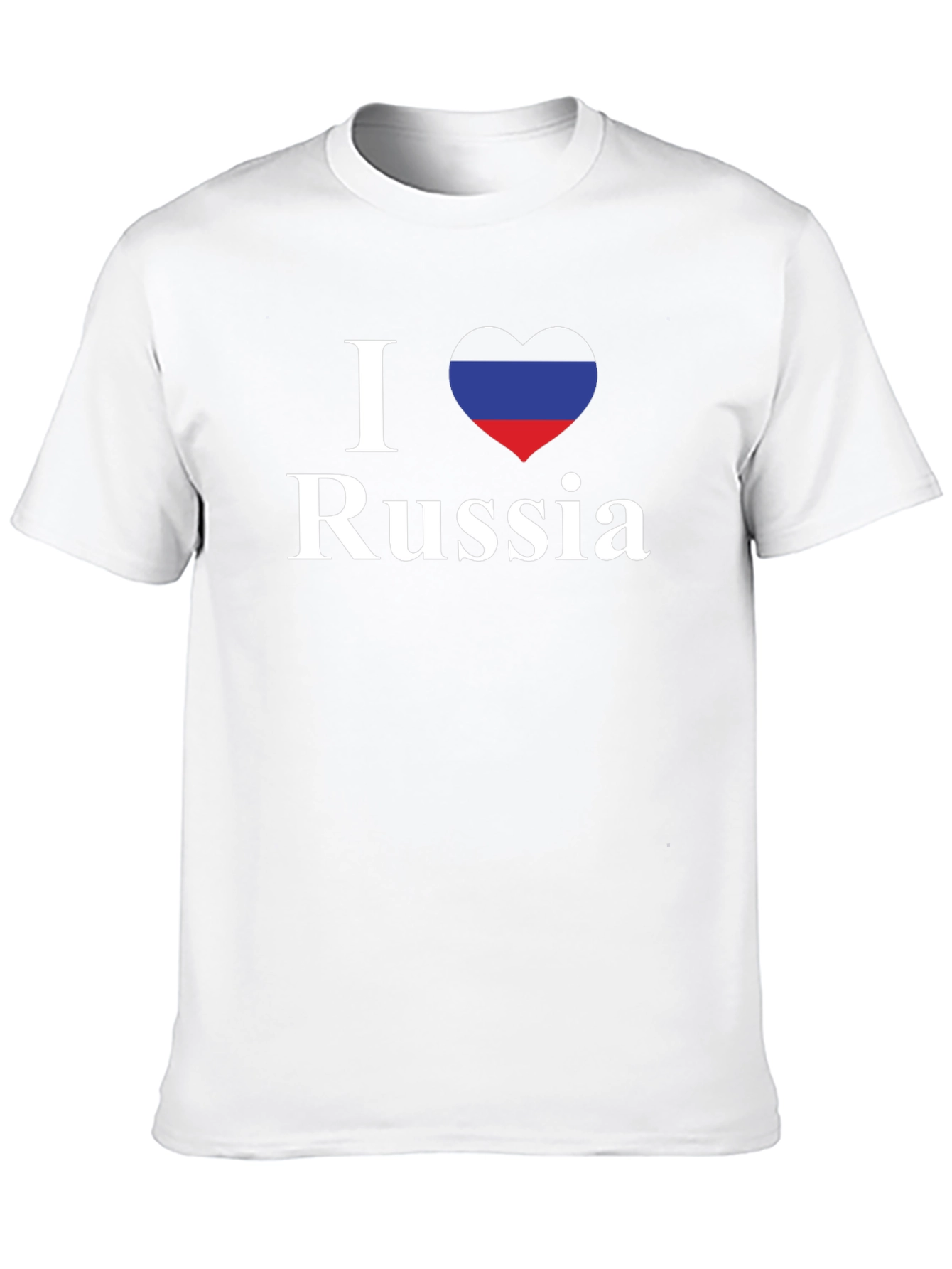 I Love Russia T-Shirt - Patriotic Pride Tee