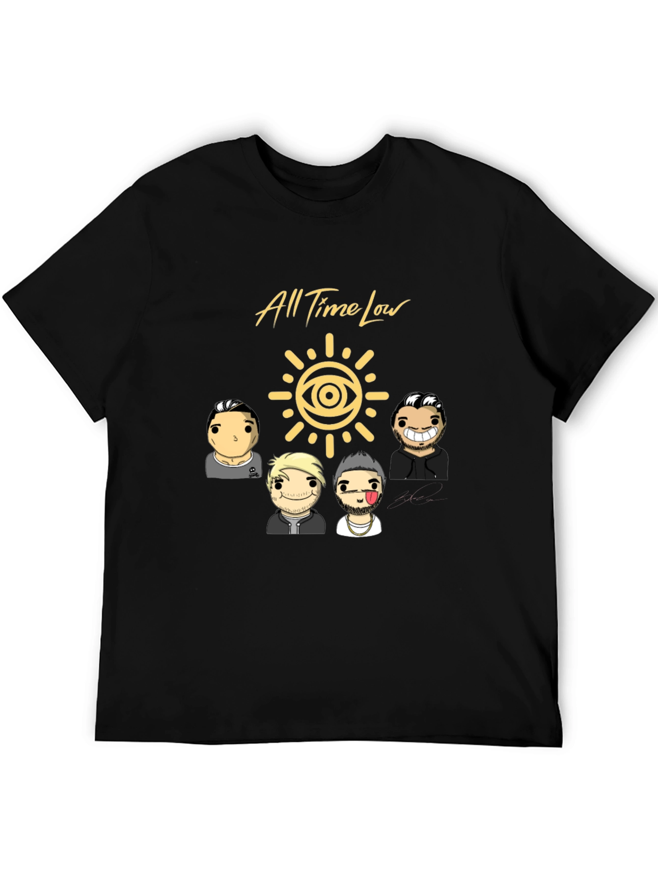 All Time Low Cartoon Band T-Shirt
