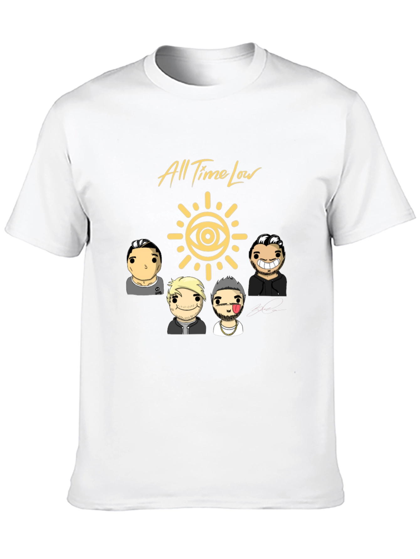 All Time Low Cartoon Band T-Shirt