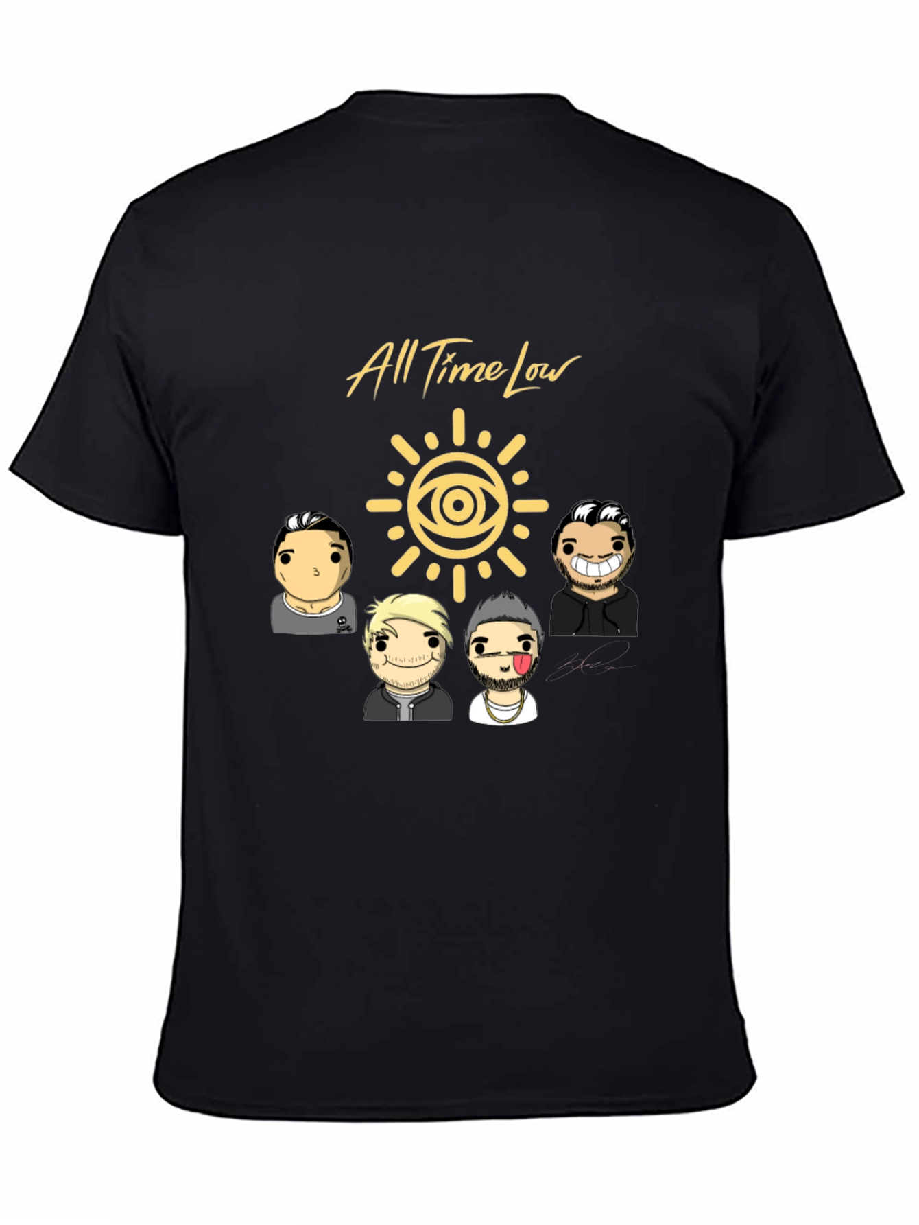 All Time Low Cartoon Band T-Shirt