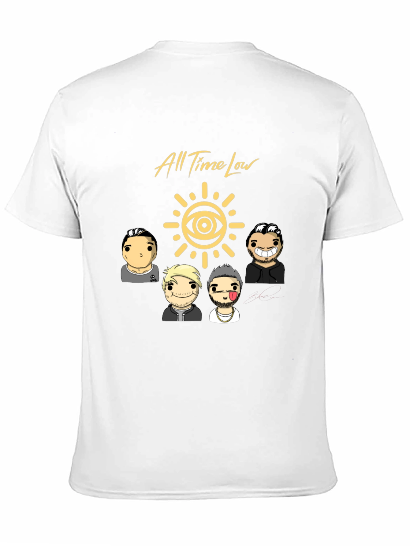 All Time Low Cartoon Band T-Shirt