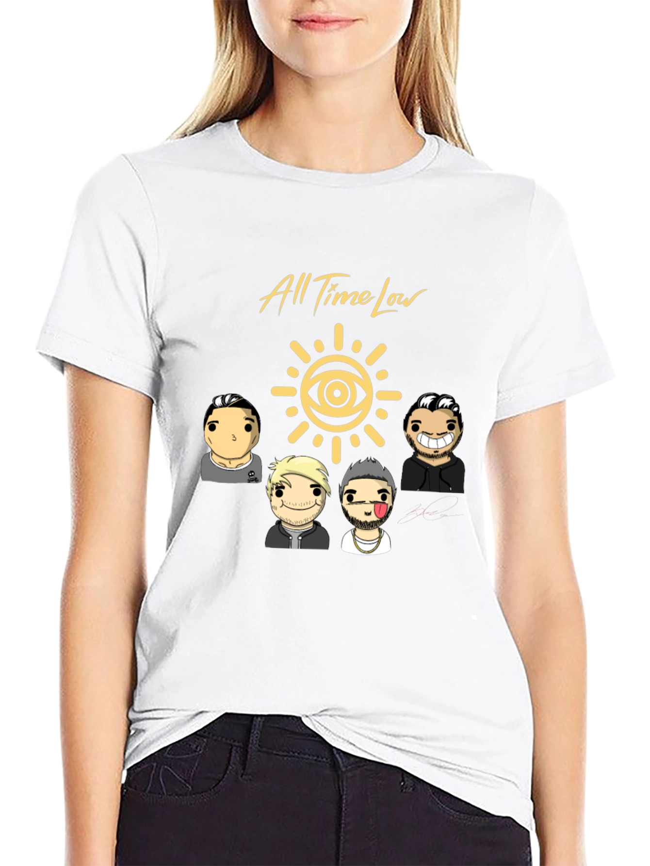 All Time Low Cartoon Band T-Shirt
