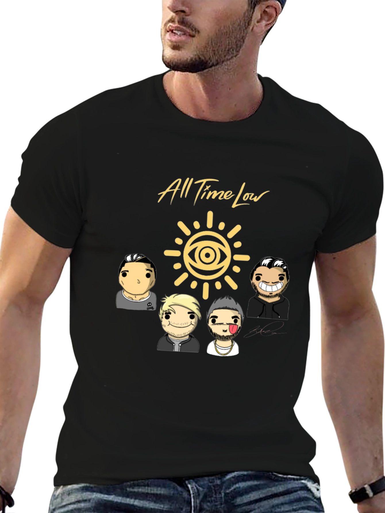 All Time Low Cartoon Band T-Shirt
